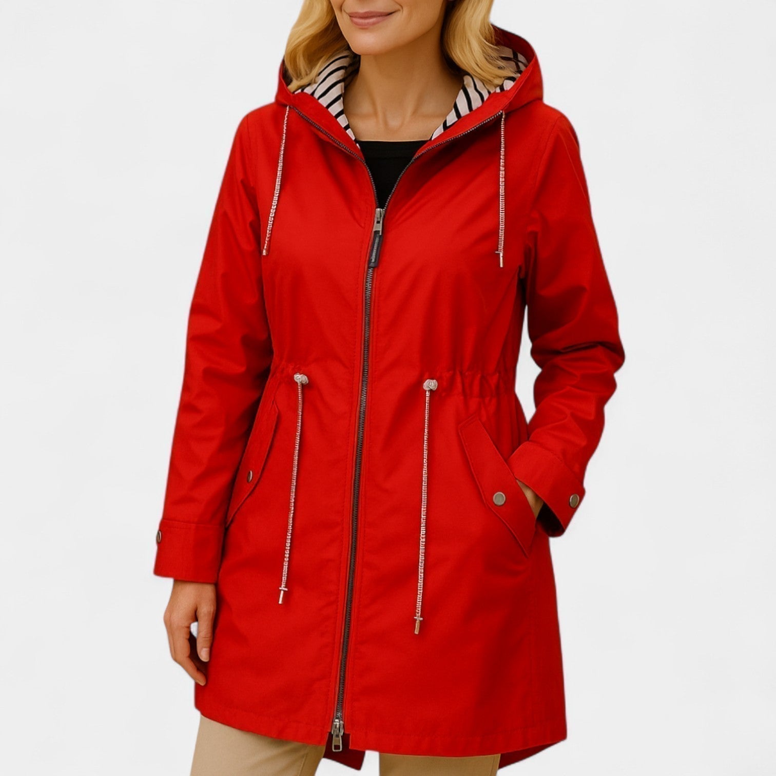 CAMILA | Chaqueta impermeable ajustable