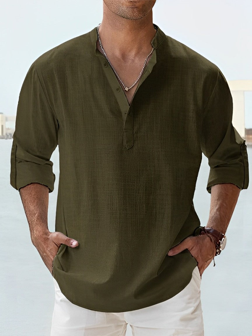 CRISTÓBAL | Camisa de manga corta amplia