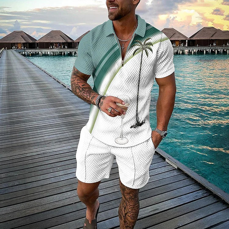 EMILIO | Conjunto con camisa estampada