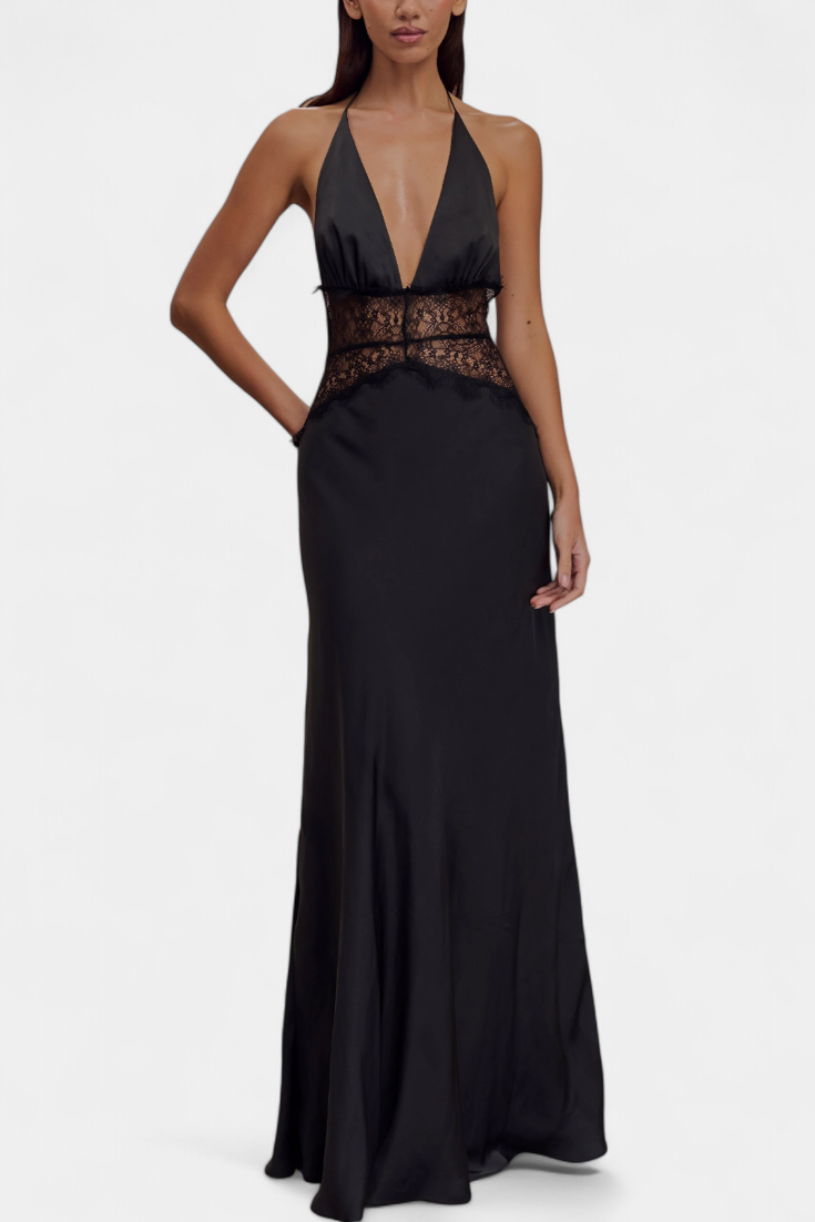 MAGDALENA | Vestido largo con espalda abierta