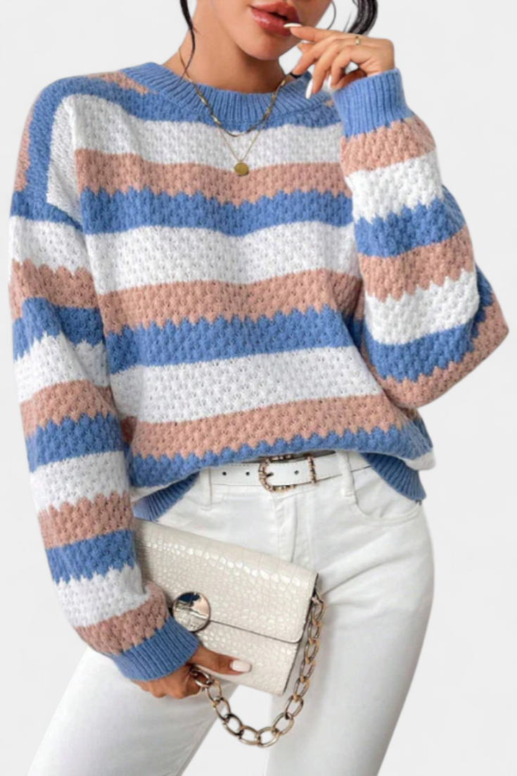 TRINIDAD | Suéter oversized a rayas