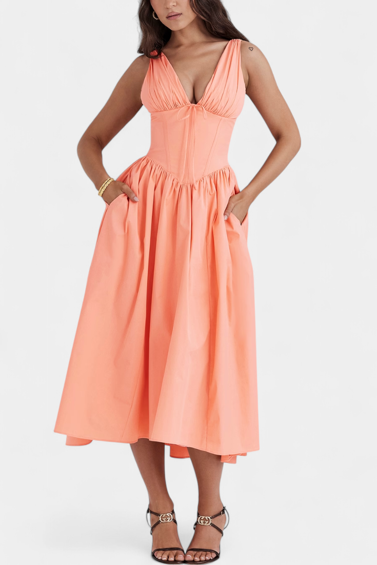 ISIDORA | Vestido midi floral