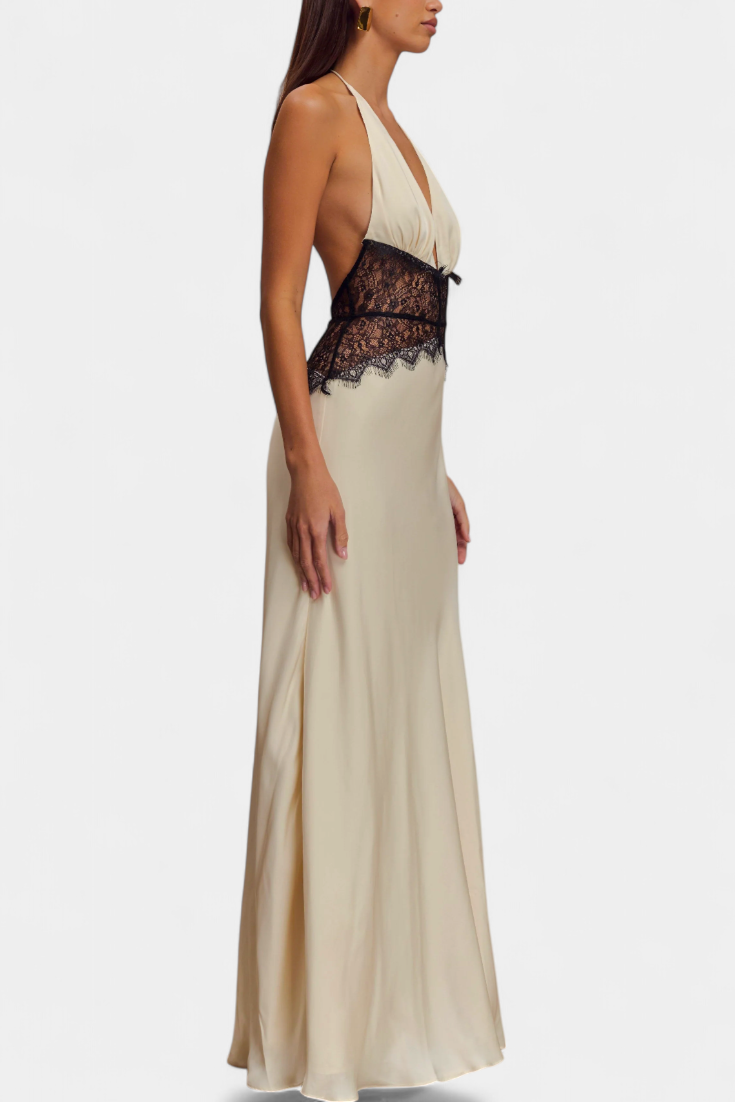 MAGDALENA | Vestido largo con espalda abierta