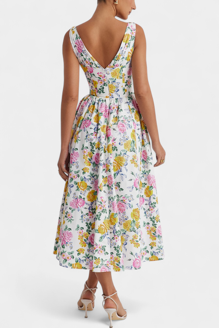 ISIDORA | Vestido midi floral