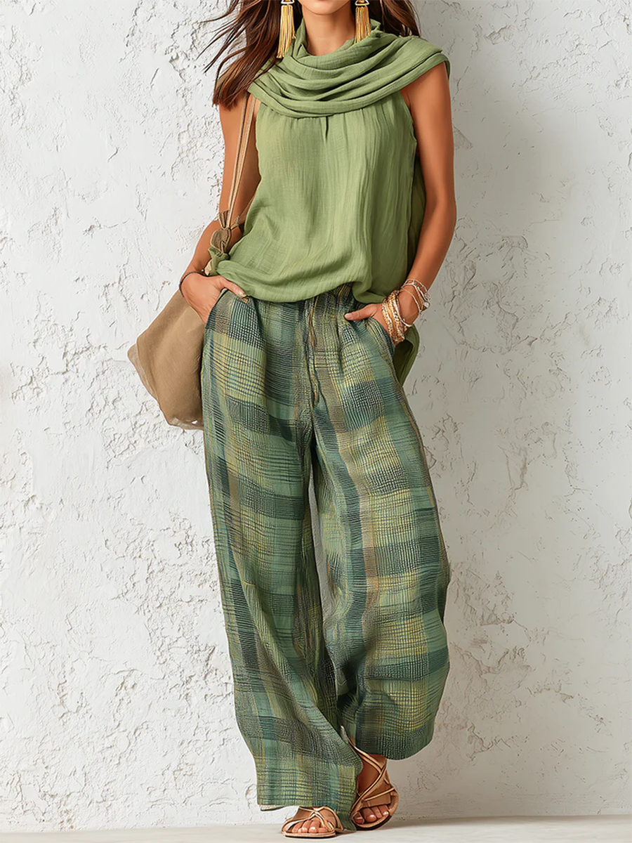 JAVIERA | Conjunto con pantalón ancho