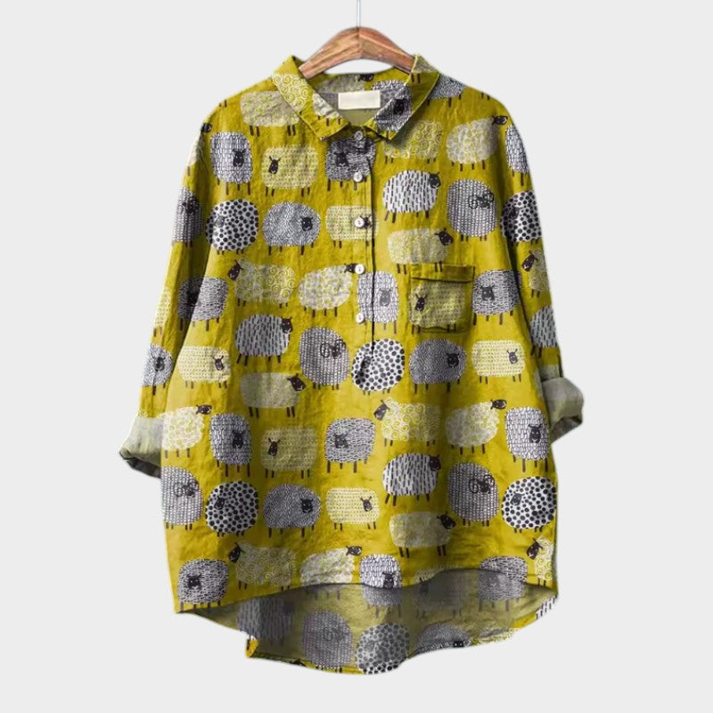 EMILIA | Blusa ajustada con encaje