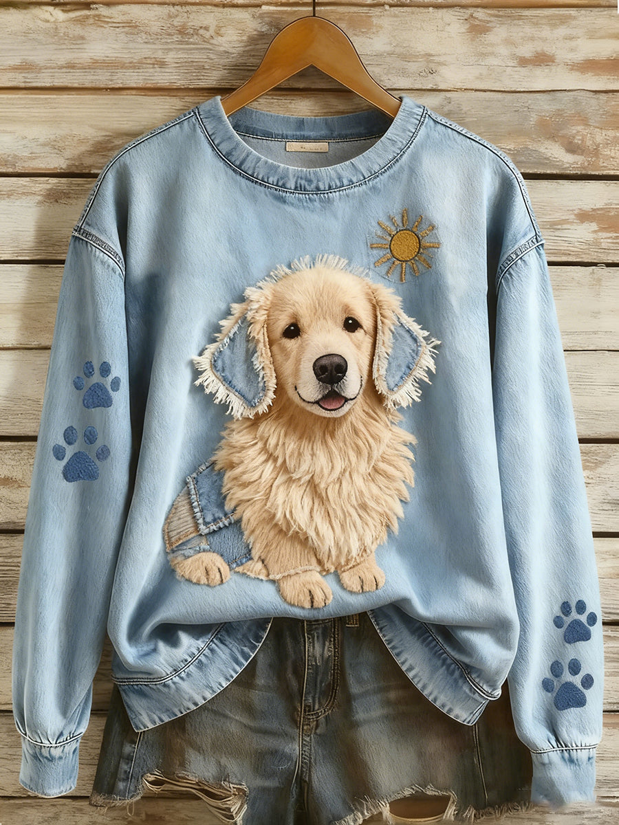 JAVIERA | Sudadera con estampado de perros